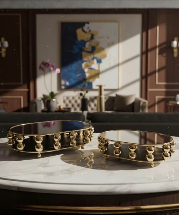 ZEYVE BONCUK OVAL 2-PIECE JARDINYER 22x30x8-28x36x8